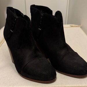 Rag & Bone Black Suede Ankle Boots